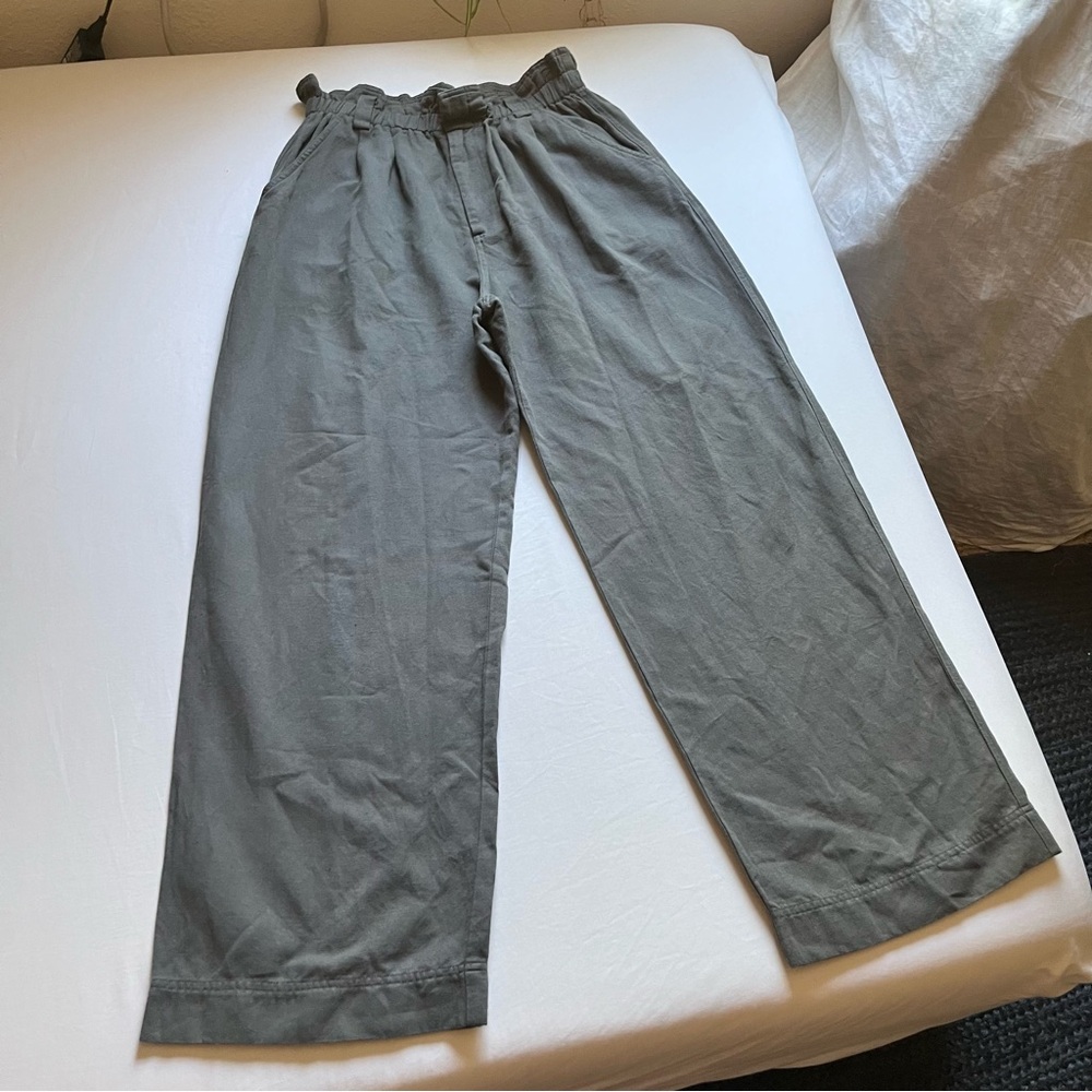 Apiece Apart Gray Wide Leg Pants
